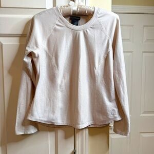 Snow Angel, Large, Cream, Thermal Ski t-shirt